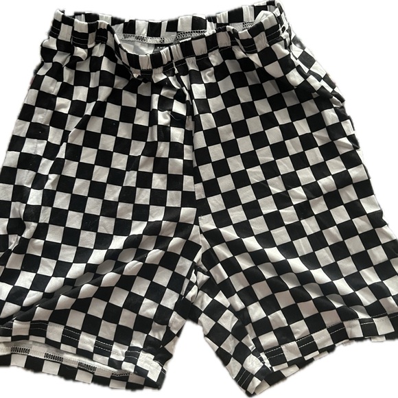 checkered biker shorts - Picture 1 of 1